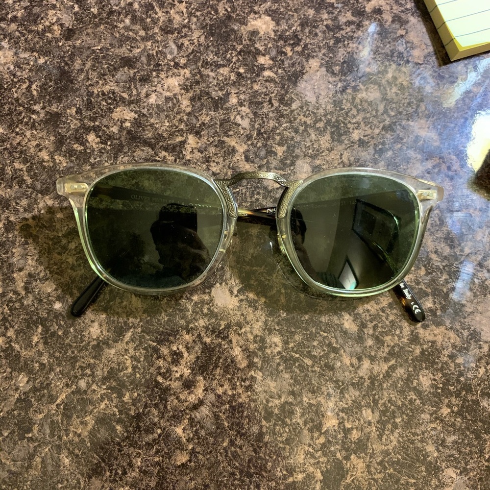 Oliver Peoples Roone Sunglasses Clear/Tortoise
